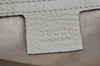 Authentic GUCCI Bamboo Shopper Large 2Way Hand Bag Leather 323658 White 3592J