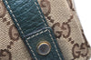 Authentic GUCCI Abbey Shoulder Tote Bag GG Canvas Leather 130736 Brown 3592K