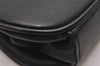 Authentic BURBERRY Vintage Leather Shoulder Cross Body Bag Purse Black 3593J