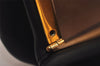 Authentic BURBERRY Vintage Leather Shoulder Cross Body Bag Purse Black 3593J