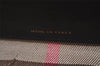 Authentic BURBERRY Vintage Leather Shoulder Cross Body Bag Purse Black 3593J