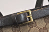 Authentic GUCCI Vintage Shoulder Tote Bag GG Canvas Leather 107757 Brown 3593K