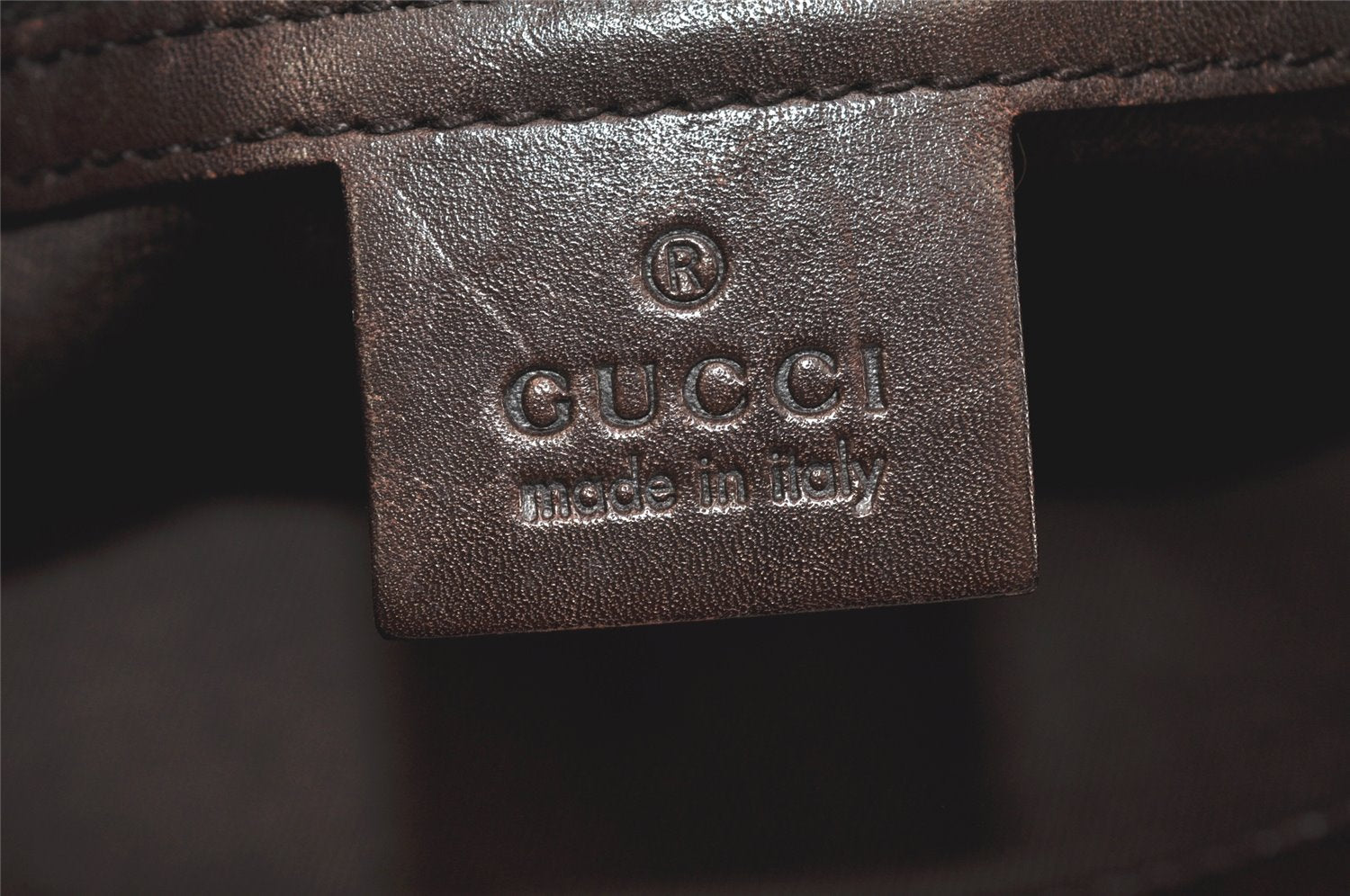 Authentic GUCCI Vintage Shoulder Tote Bag GG Canvas Leather 107757 Brown 3593K