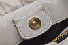 Authentic MIU MIU Vintage Leather 2Way Shoulder Hand Tote Bag Purse White 3594I