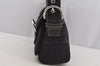 Authentic COACH Signature Shoulder Hand Bag Canvas Leather 1463 Black 3594J