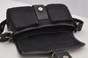 Authentic COACH Signature Shoulder Hand Bag Canvas Leather 1463 Black 3594J