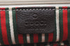 Authentic GUCCI New Britt Shoulder Tote Bag GG Canvas Leather 169945 Brown 3594K