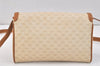 Authentic GUCCI Micro GG PVC Leather Shoulder Cross Body Bag Purse Beige 3595K