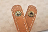 Authentic GUCCI Micro GG PVC Leather Shoulder Cross Body Bag Purse Beige 3595K