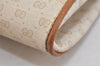 Authentic GUCCI Micro GG PVC Leather Shoulder Cross Body Bag Purse Beige 3595K