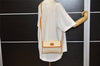 Authentic GUCCI Micro GG PVC Leather Shoulder Cross Body Bag Purse Beige 3595K