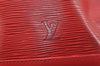 Authentic Louis Vuitton Epi Noe Shoulder Drawstring Bag Red M44007 LV 3596J