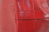 Authentic Louis Vuitton Epi Noe Shoulder Drawstring Bag Red M44007 LV 3596J