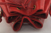 Authentic Louis Vuitton Epi Noe Shoulder Drawstring Bag Red M44007 LV 3596J
