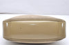 Authentic GUCCI Bamboo Square GG Shoulder Bag Suede Leather 96059 Beige 3596K