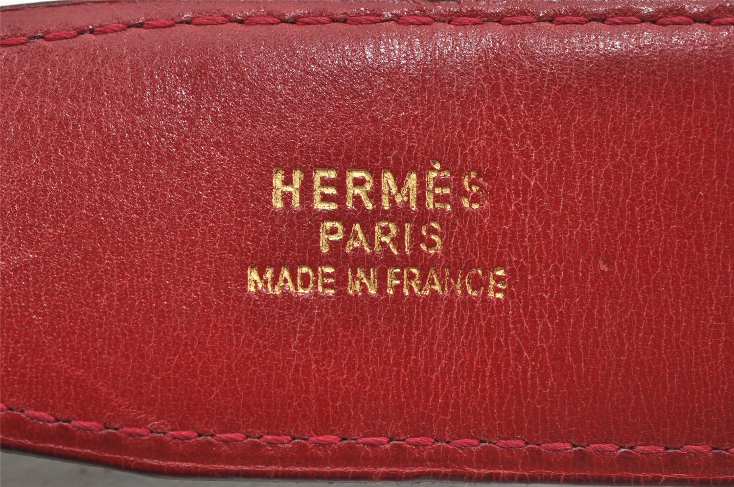 Authentic HERMES Constance Vintage Leather Belt Size 60cm 23.6