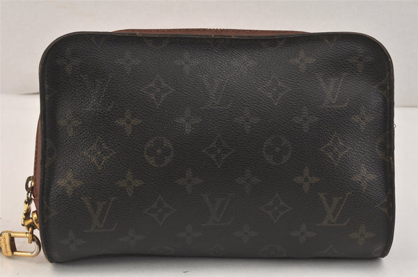 Authentic Louis Vuitton Monogram Orsay Clutch Hand Bag Purse M51790 LV 3598K