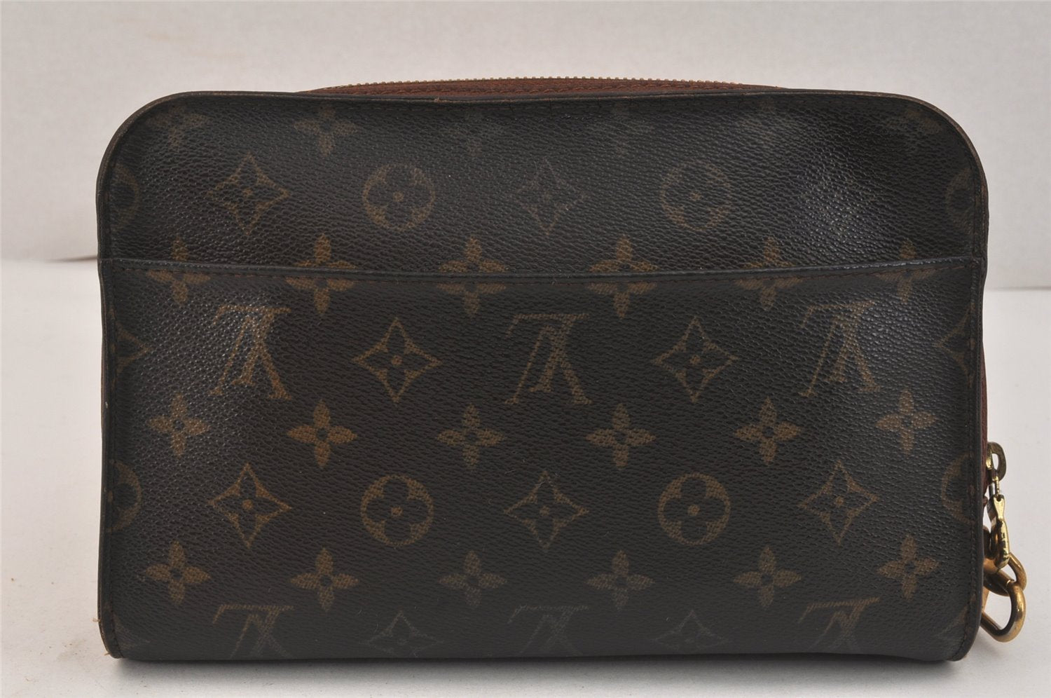 Authentic Louis Vuitton Monogram Orsay Clutch Hand Bag Purse M51790 LV 3598K