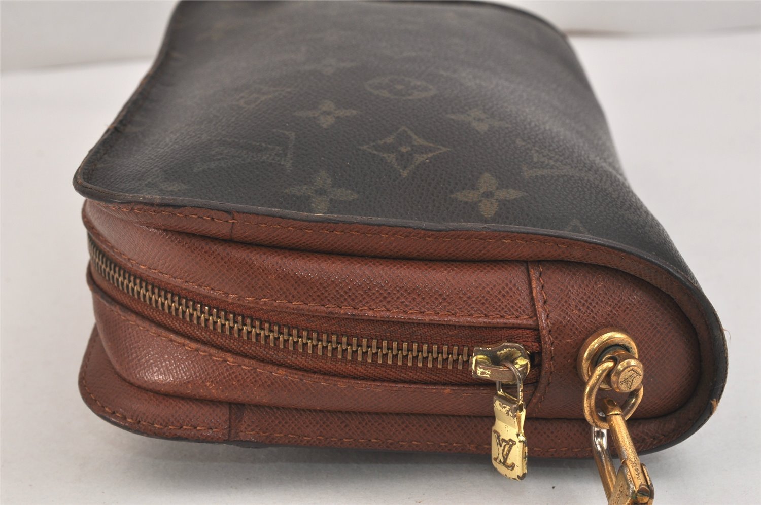 Authentic Louis Vuitton Monogram Orsay Clutch Hand Bag Purse M51790 LV 3598K