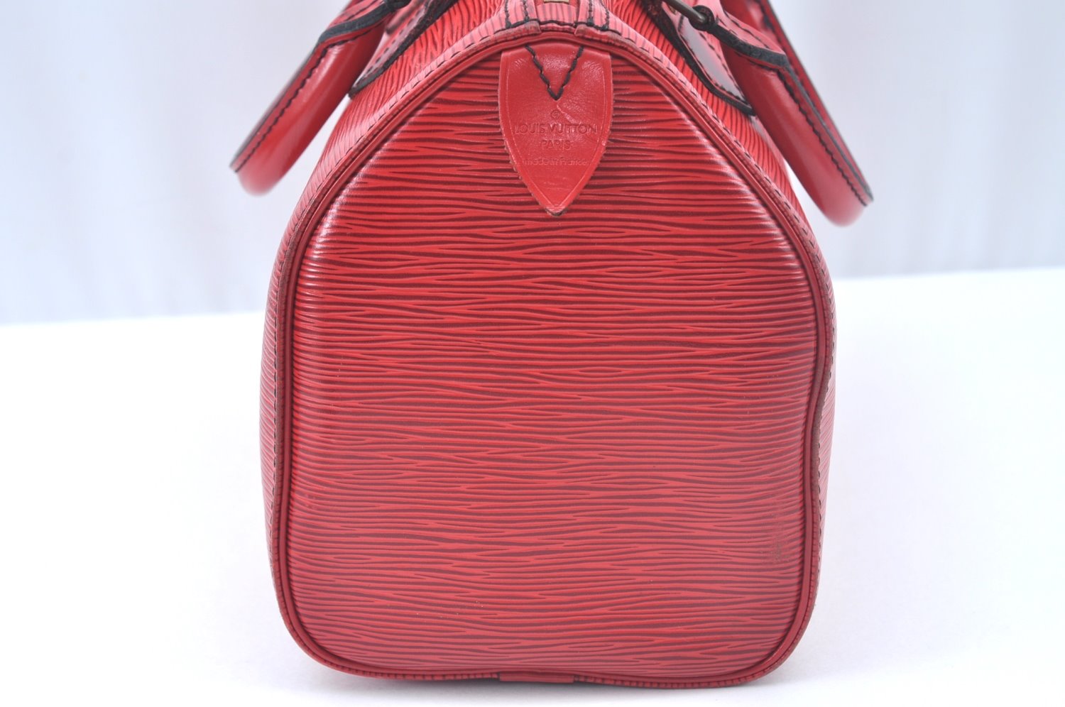 Authentic Louis Vuitton Epi Speedy 25 Hand Boston Bag Red M43017 LV 3600I