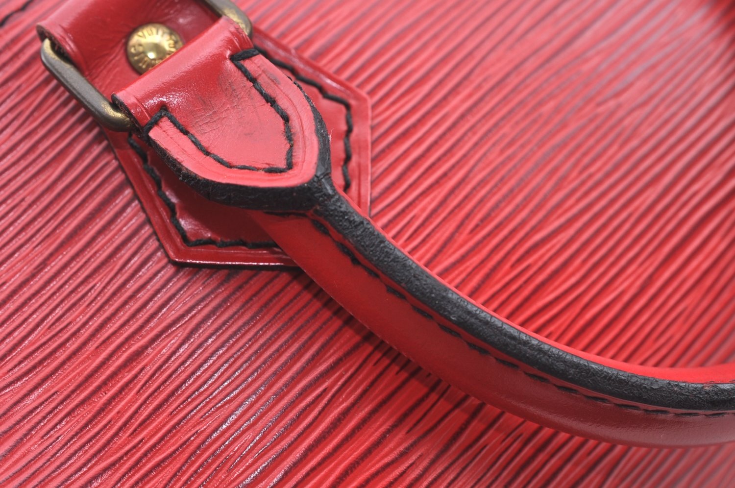 Authentic Louis Vuitton Epi Speedy 25 Hand Boston Bag Red M43017 LV 3600I