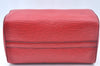 Authentic Louis Vuitton Epi Speedy 25 Hand Boston Bag Red M43017 LV 3600I