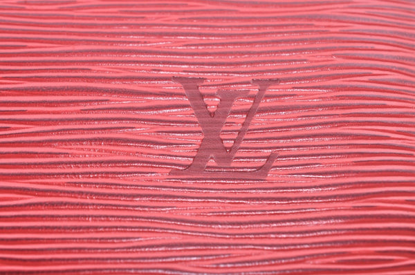Authentic Louis Vuitton Epi Speedy 25 Hand Boston Bag Red M43017 LV 3600I