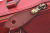 Authentic Louis Vuitton Epi Speedy 25 Hand Boston Bag Red M43017 LV 3600I