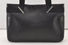 Authentic GUCCI Vintage Shoulder Tote Bag Leather 73983 Black 3600J