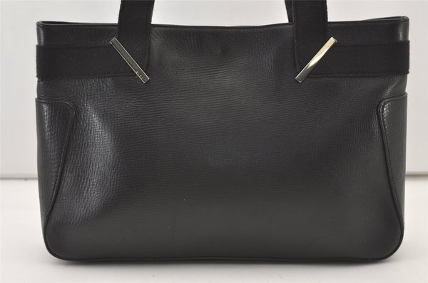 Authentic GUCCI Vintage Shoulder Tote Bag Leather 73983 Black 3600J