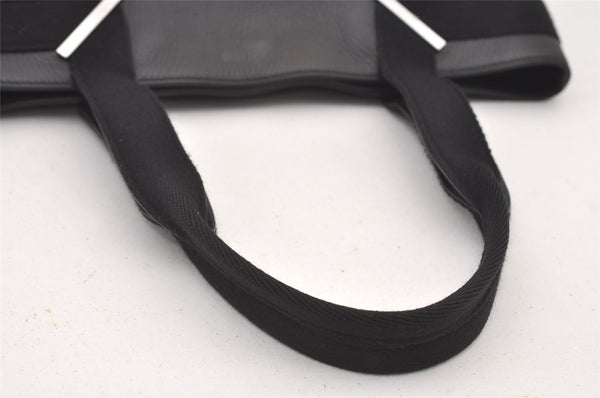 Authentic GUCCI Vintage Shoulder Tote Bag Leather 73983 Black 3600J