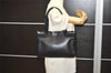 Authentic GUCCI Vintage Shoulder Tote Bag Leather 73983 Black 3600J