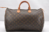 Authentic Louis Vuitton Monogram Speedy 40 Hand Boston Bag M41522 LV 3600K