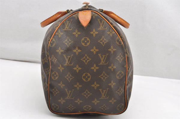 Authentic Louis Vuitton Monogram Speedy 40 Hand Boston Bag M41522 LV 3600K