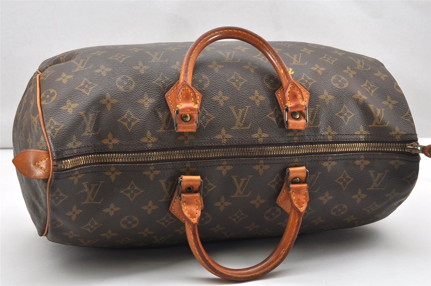 Authentic Louis Vuitton Monogram Speedy 40 Hand Boston Bag M41522 LV 3600K