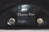 Authentic Christian Dior Maris Pearl Shoulder Bag Nylon Leather Black Junk 3601I