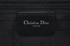 Authentic Christian Dior Maris Pearl Shoulder Bag Nylon Leather Black Junk 3601I
