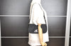 Authentic Christian Dior Maris Pearl Shoulder Bag Nylon Leather Black Junk 3601I