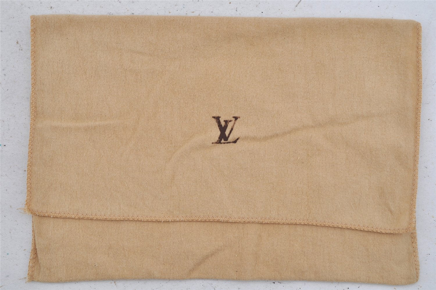 Authentic Louis Vuitton Dust Bag 10 Set Cotton Beige 11.8x7.5x0.2 LV 3602J
