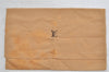 Authentic Louis Vuitton Dust Bag 10 Set Cotton Beige 11.8x7.5x0.2 LV 3602J