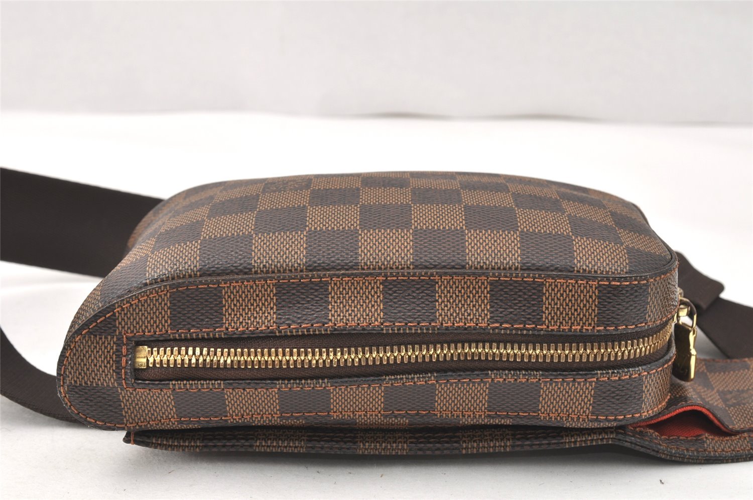 Authentic Louis Vuitton Damier Geronimos Waist Body Bag N51994 LV 3602K