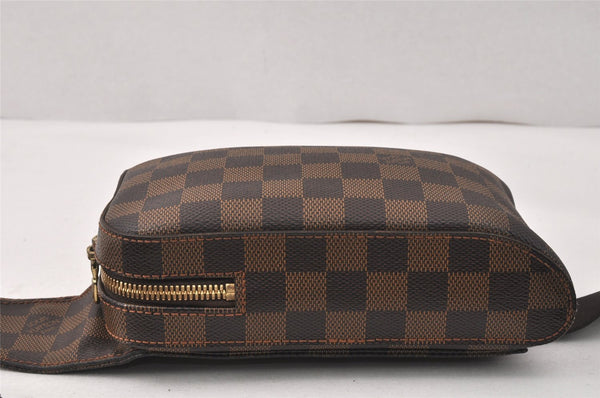 Authentic Louis Vuitton Damier Geronimos Waist Body Bag N51994 LV 3602K