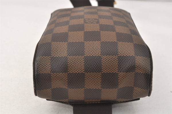 Authentic Louis Vuitton Damier Geronimos Waist Body Bag N51994 LV 3602K