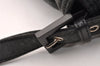 Authentic FENDI Mamma Baguette Shoulder Hand Bag Cotton Leather Gray 3603I