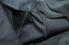 Authentic FENDI Mamma Baguette Shoulder Hand Bag Cotton Leather Gray 3603I