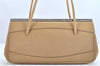 Authentic GUCCI Vintage Shoulder Hand Bag Purse Leather 92725 Beige Junk 3604K