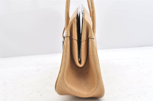 Authentic GUCCI Vintage Shoulder Hand Bag Purse Leather 92725 Beige Junk 3604K