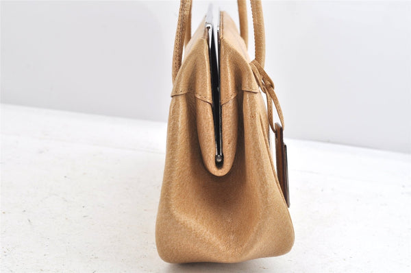 Authentic GUCCI Vintage Shoulder Hand Bag Purse Leather 92725 Beige Junk 3604K