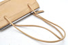 Authentic GUCCI Vintage Shoulder Hand Bag Purse Leather 92725 Beige Junk 3604K