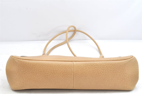 Authentic GUCCI Vintage Shoulder Hand Bag Purse Leather 92725 Beige Junk 3604K